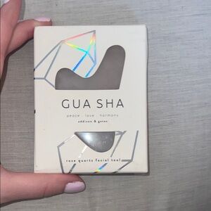 Gua Sha Rose Quartz Facial Tool